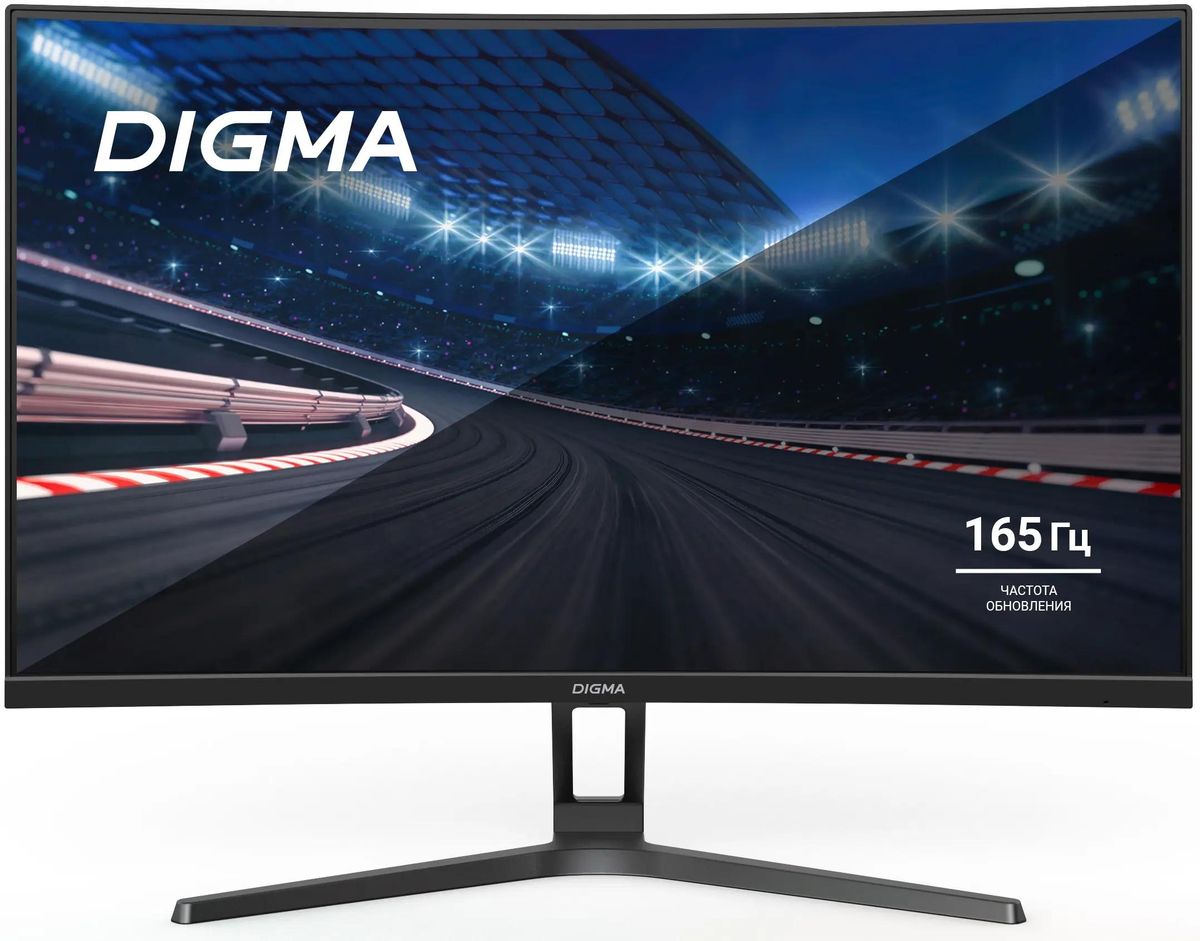 Обзор Digma DM27VG01: изогнутый игровой монитор с VA-матрицей и частотой 165 Гц