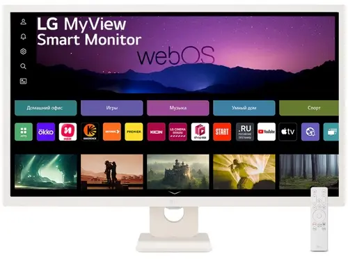 Обзор LG 32SR50F-W: универсальный смарт-монитор для работы и развлечений