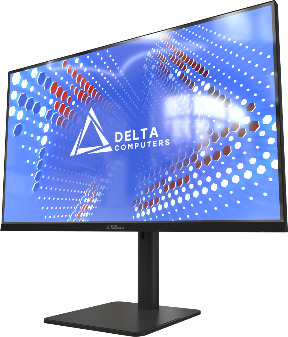Delta Computers OM238I.FHD.SS.01.P2 — вид сзади и интерфейсы