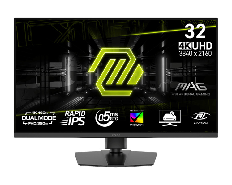 Обзор MSI MAG 322URDF E16 (9S6-3DD89T-012): игровой монитор 4K/160 Гц с Dual Mode и Rapid IPS — честное тестирование