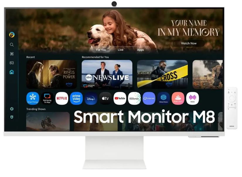 Samsung LS32FM801UMXUE детали дизайна и подставка