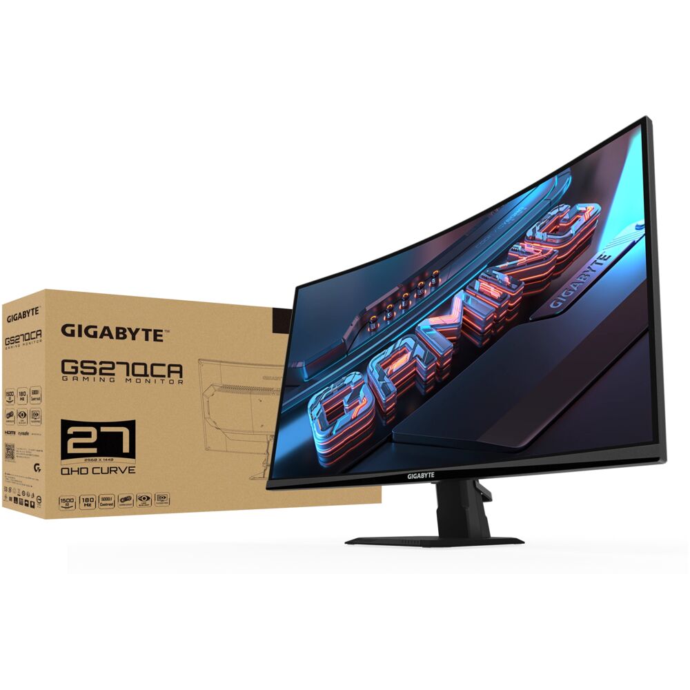 Gigabyte GS27QCA EK — детали конструкции и качество сборки