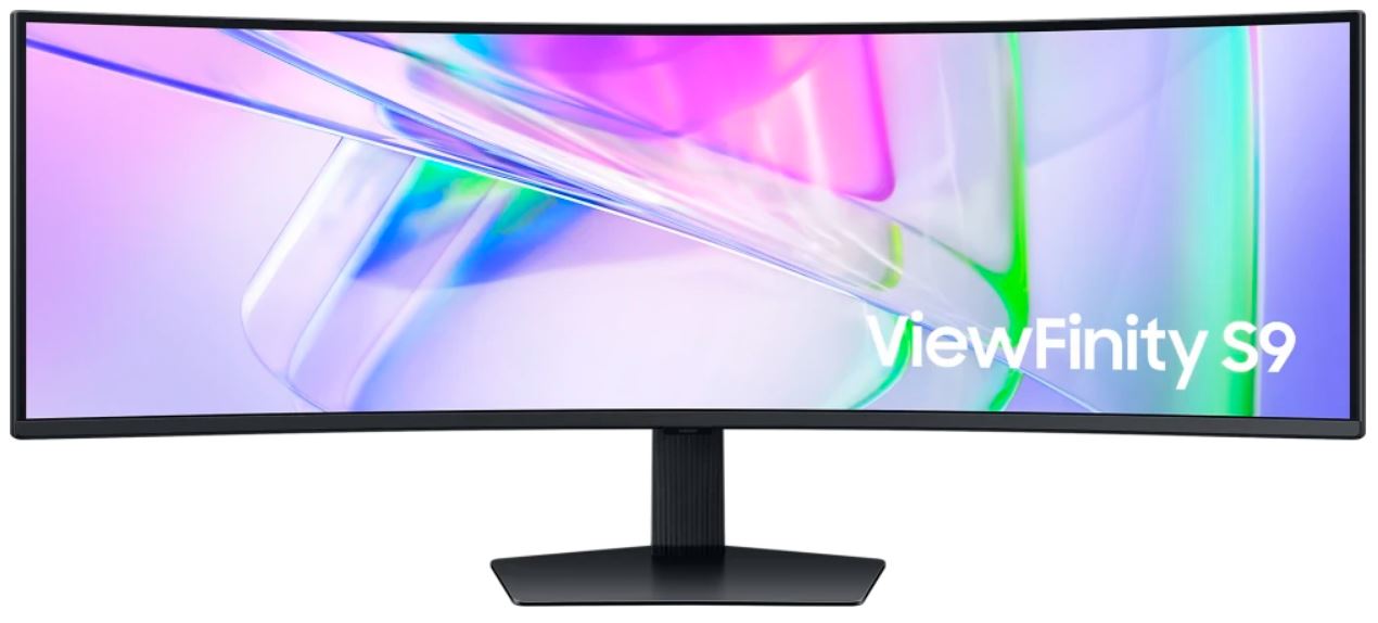 Samsung LS49C950UAUXEN вид сзади и разъёмы