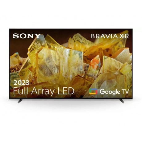 Sony XR-55X90L — вид сзади, порты и подставка