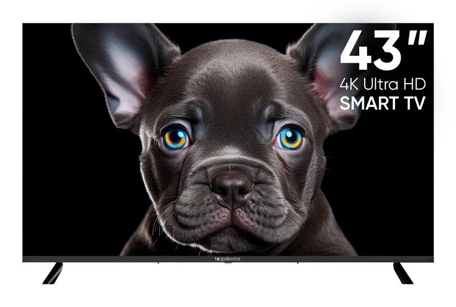 Обзор телевизора Topdevice TDTV43CS08U_BK: доступный 4K-телевизор с широкими возможностями