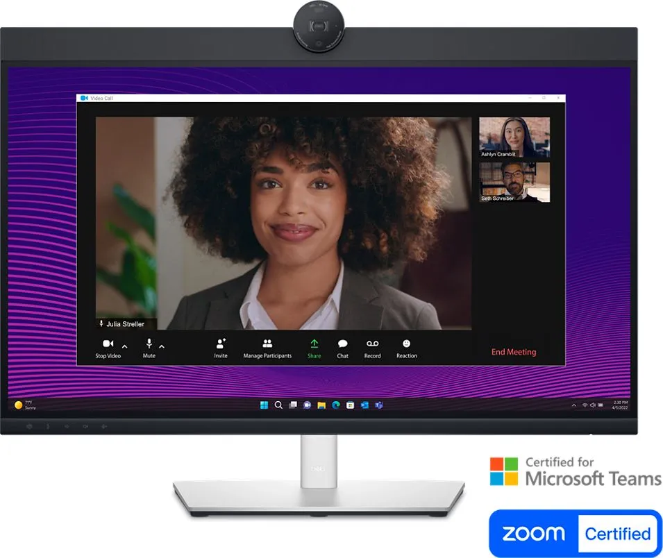 Обзор Dell P2724DEB: профессиональный монитор с отличной веб-камерой для видеоконференций