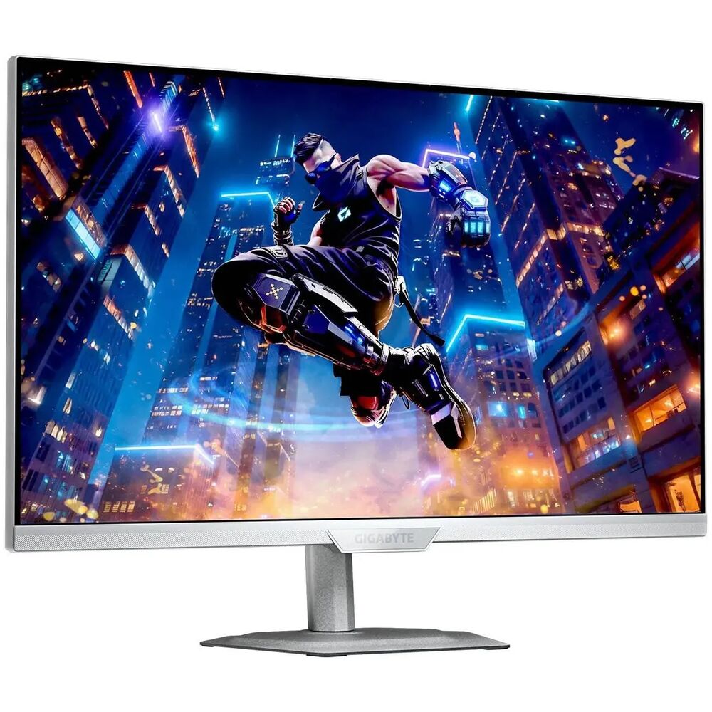 Gigabyte M27UP ICE EK — вид сзади, порты и эргономика