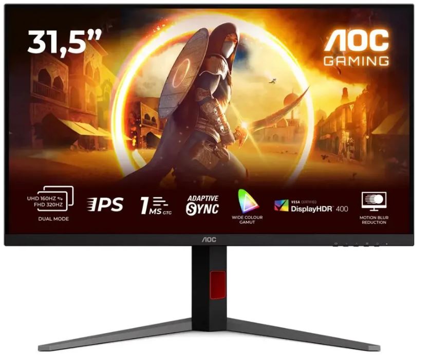 AOC U32G4U — интерфейсы и стойка