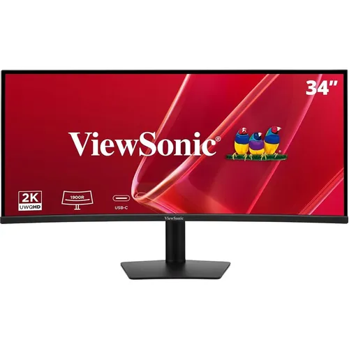 Обзор ViewSonic VA3420C-2: изогнутый 34-дюймовый UWQHD-монитор с KVM-переключателем, USB-C 96W и VA-матрицей для работы и развлечений