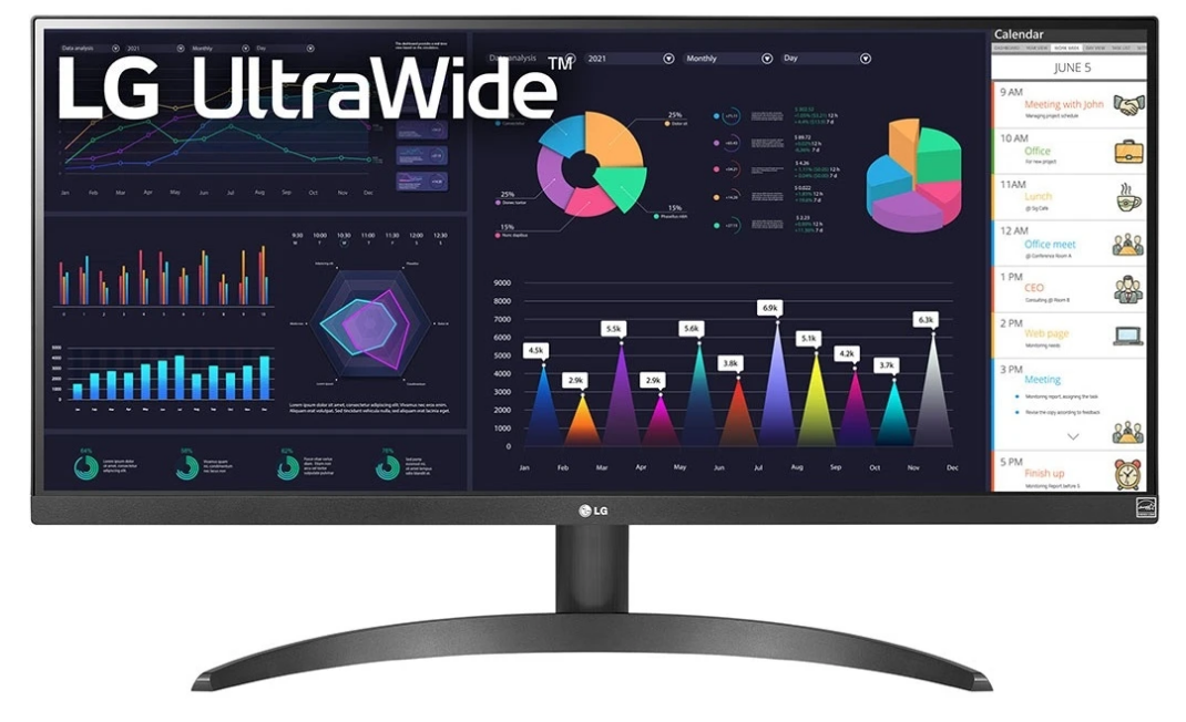 Обзор LG 34WQ500-B: ультраширокий монитор для работы и игр с превосходной цветопередачей