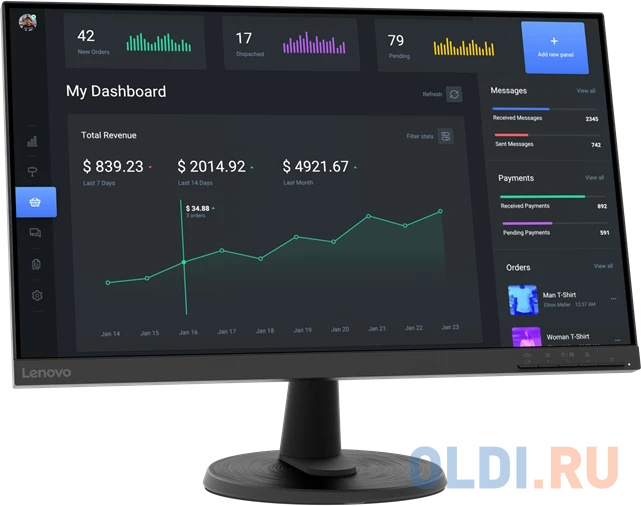 Lenovo ThinkVision C24-40 интерфейсы подключения