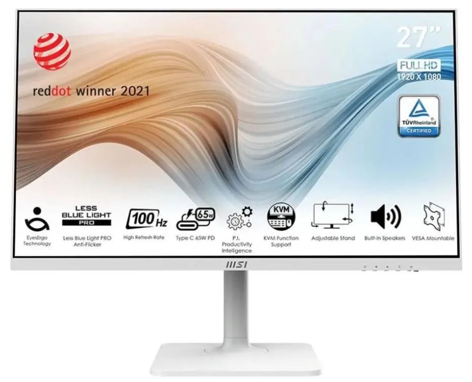 Обзор MSI Modern MD272XPW: идеальный бизнес-монитор с технологией KVM для работы с несколькими устройствами