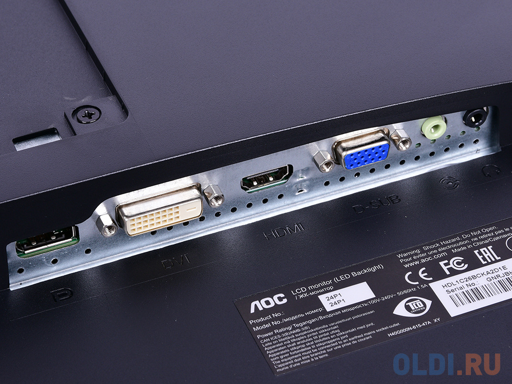 Рекомендации по настройке AOC 24P1