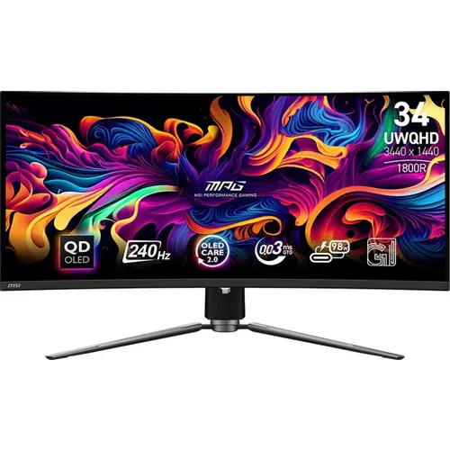 Обзор MSI MAG 341CQP QD-OLED: впечатляющий изогнутый игровой монитор с безупречным качеством изображения