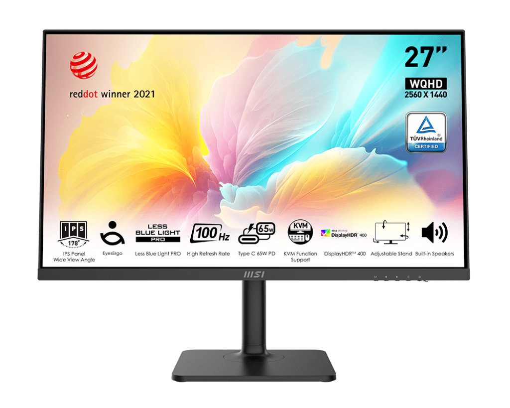 Обзор монитора MSI Modern MD272QXP (9S6-3PB19H-233) — функциональный 27-дюймовый QHD дисплей с KVM для профессионалов