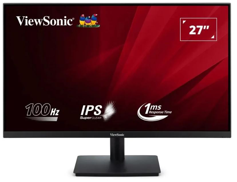 ViewSonic VA270-H-2 — вид сзади и интерфейсы