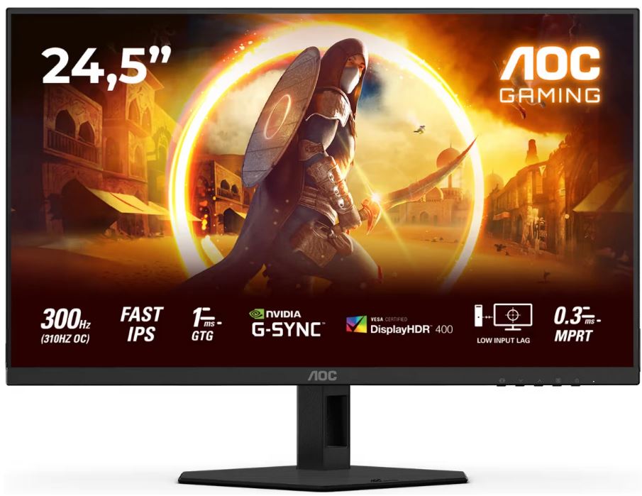 Обзор AOC 25G4SRE: быстрый Fast IPS-монитор с частотой 300 Гц для киберспорта — честный тест после трёх недель использования
