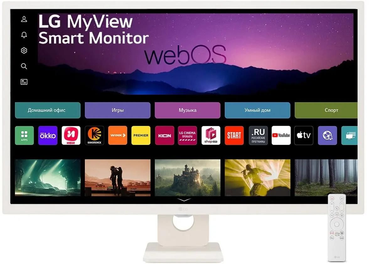 Обзор LG 32SR50F-W.ARUZ: универсальный смарт-монитор для работы и развлечений