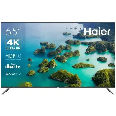 Haier DH1VWND05RU — интерфейс Android TV и разъёмы