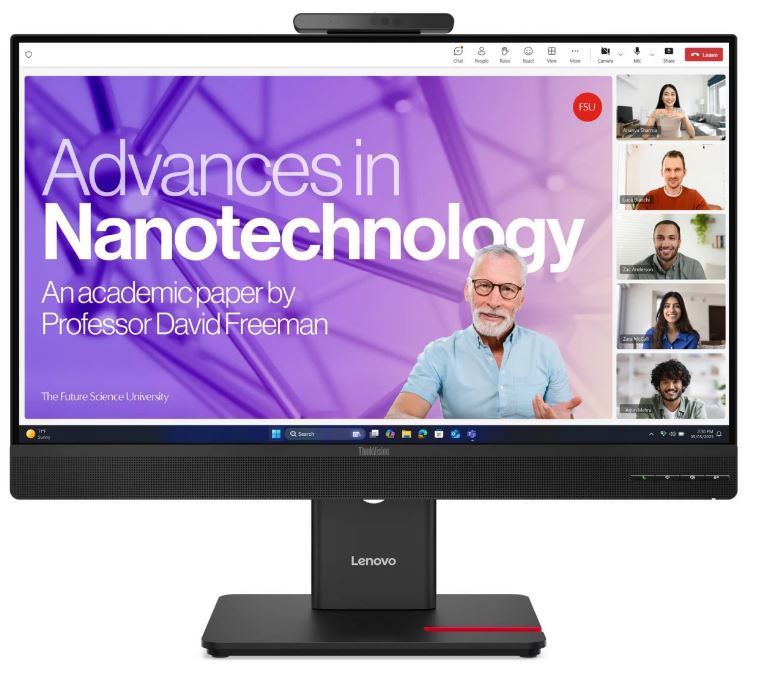 Обзор Lenovo ThinkVision T24-4v (64B6MAT1EU): универсальный офисный монитор с 5 МП-вебкамерой, Windows Hello и эргономичной подставкой