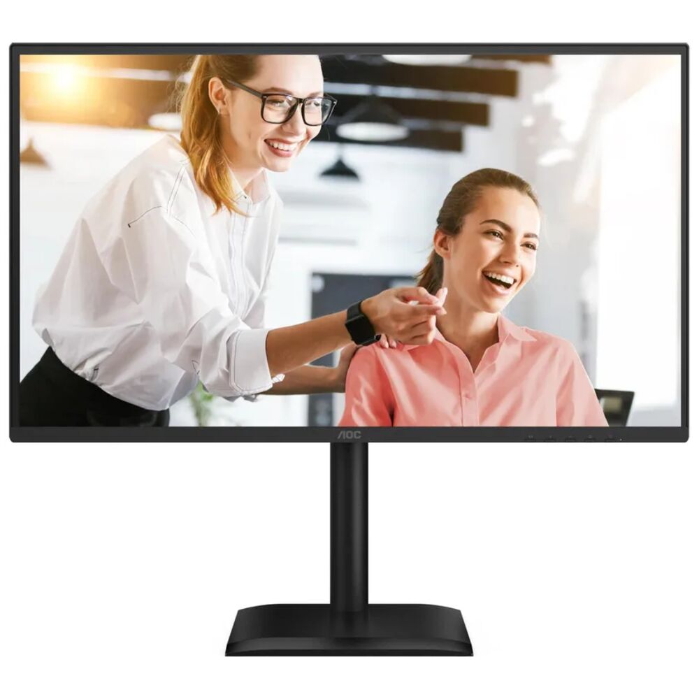 AOC Q27E4CV — вид сбоку, тонкий профиль