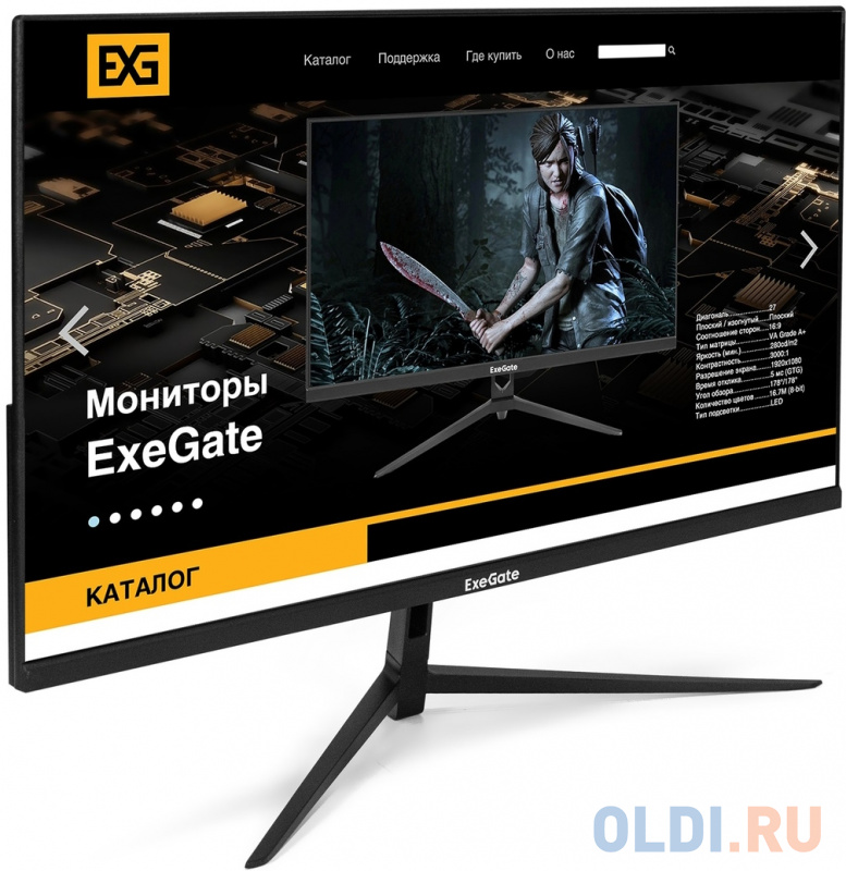 Обзор ExeGate SmartView EP2707TA: доступный 27-дюймовый IPS-монитор с FreeSync для работы и игр