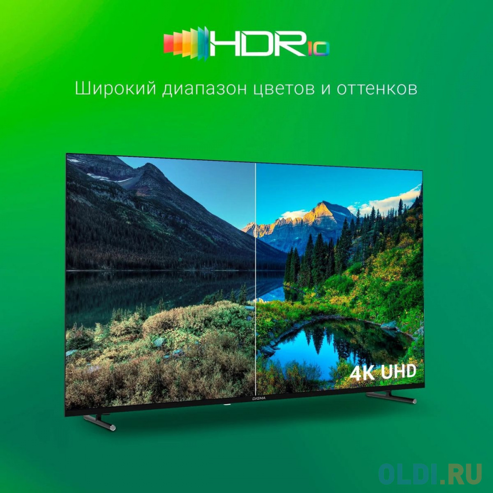 Качество изображения Digma DM-LED55UBB33