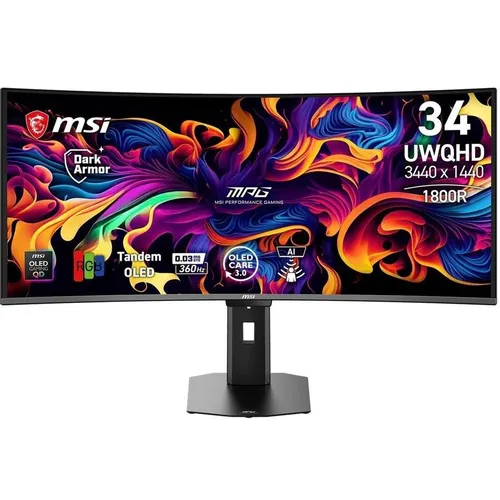 Обзор MSI MPG 341CQR QD-OLED X36 (9S6-3DE29A-014): лучший ультраширокий игровой монитор 2026 года с панелью 5-го поколения