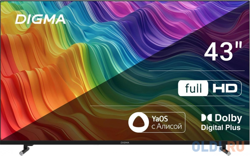 Digma DM-LED43SBB33: недорогой FullHD телевизор с Яндекс ТВ и Алисой — 3 недели тестирования