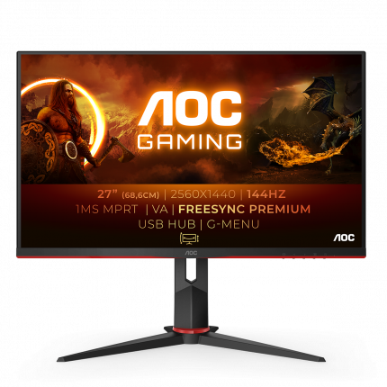 Обзор AOC Q27G2U: игровой монитор с VA-матрицей для требовательных геймеров