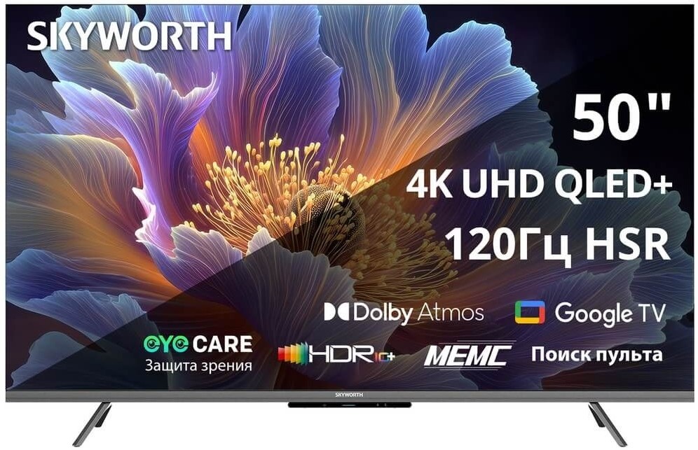 Skyworth 50Q66H — разъёмы и подключение