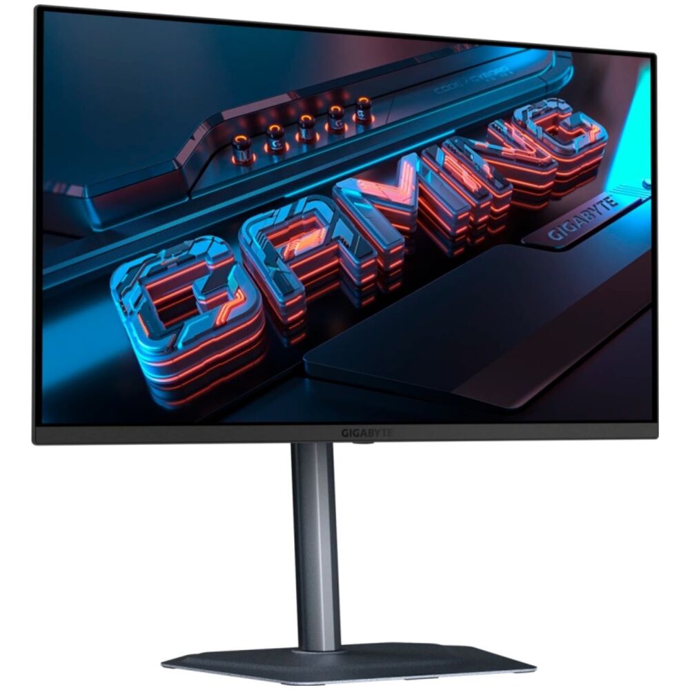 Gigabyte MO27U2 EK — вид сзади и интерфейсы