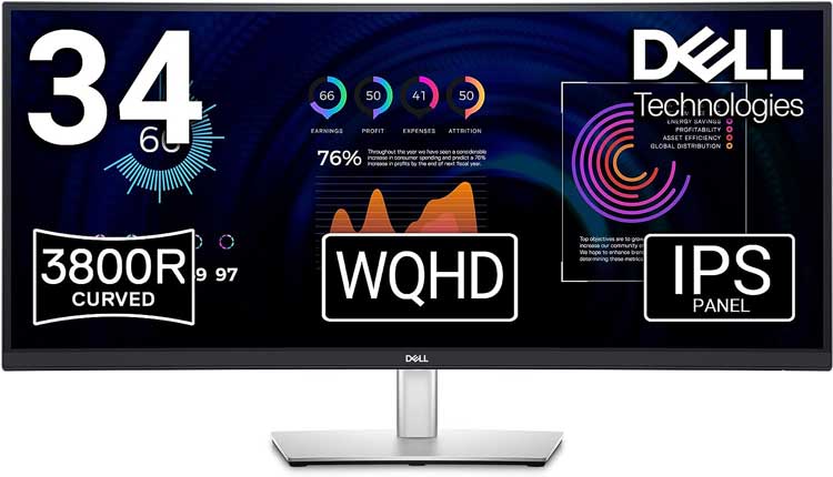 Обзор Dell P3424WE: ультраширокий изогнутый монитор с впечатляющими возможностями подключения и функциональностью