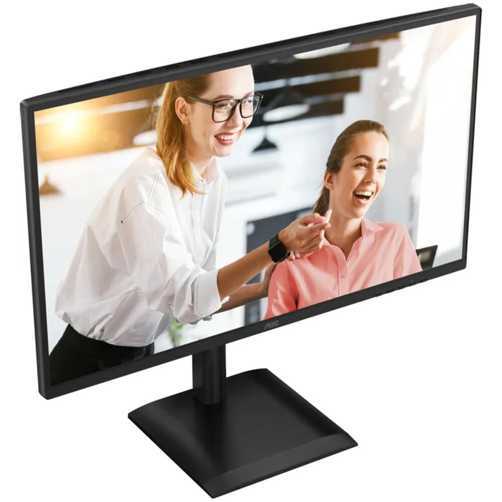 AOC Q27E4CV — порты на задней панели крупным планом