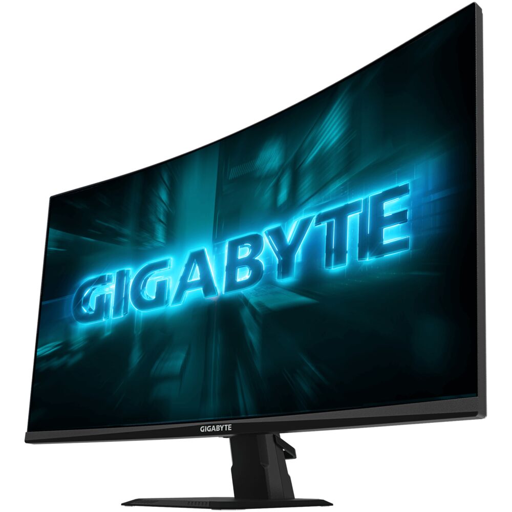 Gigabyte GS27FCA — вид сзади и разъёмы