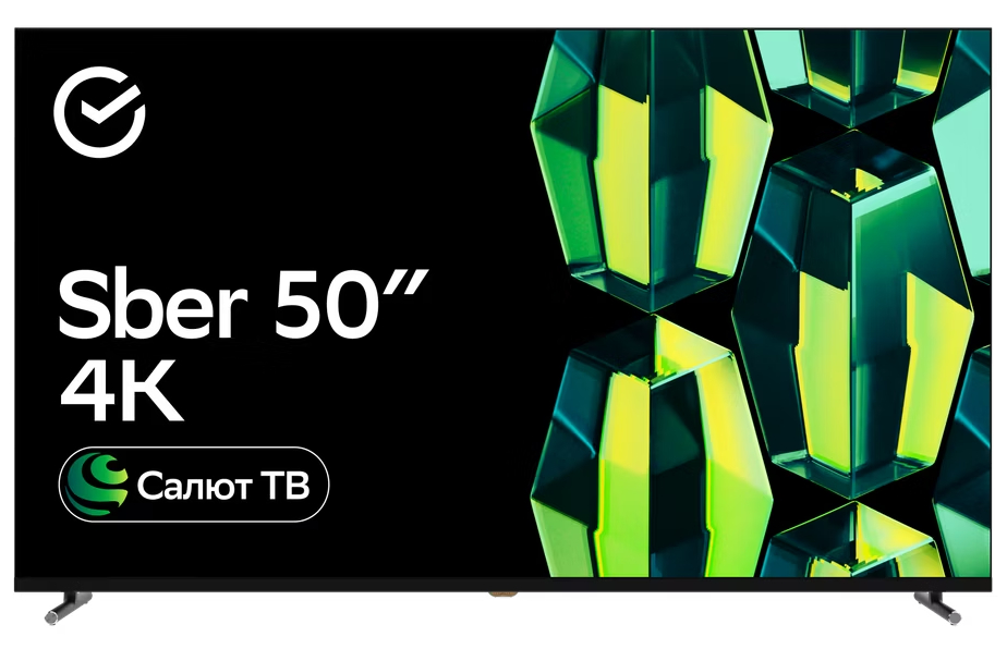 Обзор телевизора Sber SDX-50U4124: честный тест 50-дюймового 4K Smart TV на Салют ТВ — стоит ли покупать в 2024 году?