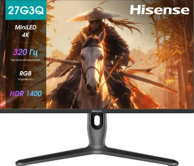 Обзор Hisense 27G7Q PRO: 27-дюймовый 4K Mini LED монитор с 160 Гц для геймеров и творческих профессионалов