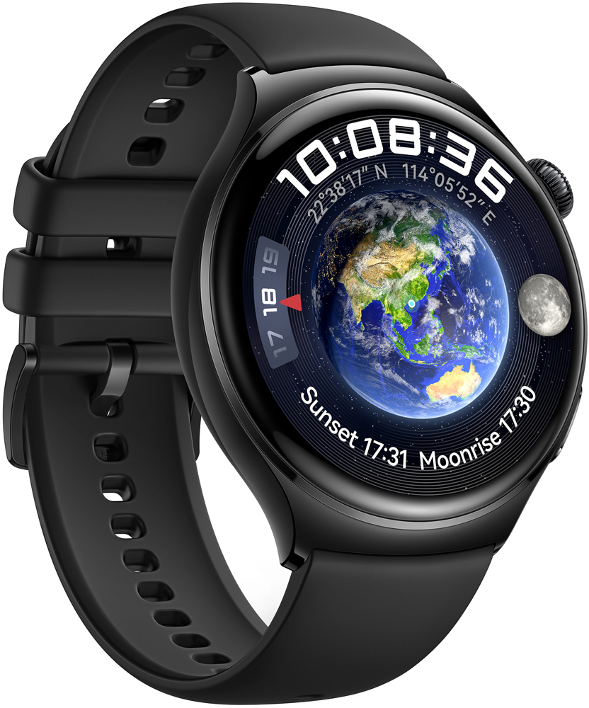 Huawei Watch GT 3 Pro — вид сзади, сенсорный блок