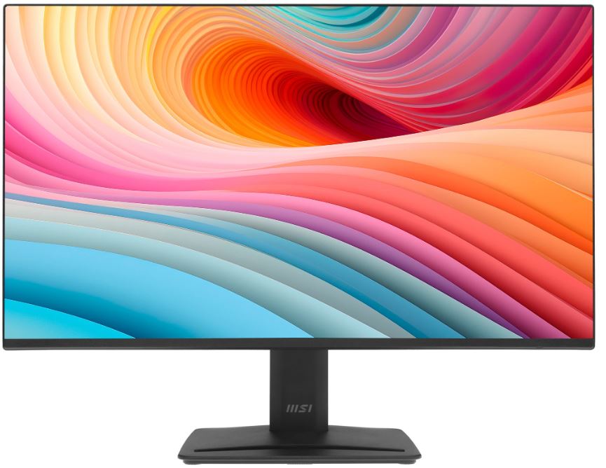 MSI PRO MP2412C вид сбоку, изгиб панели
