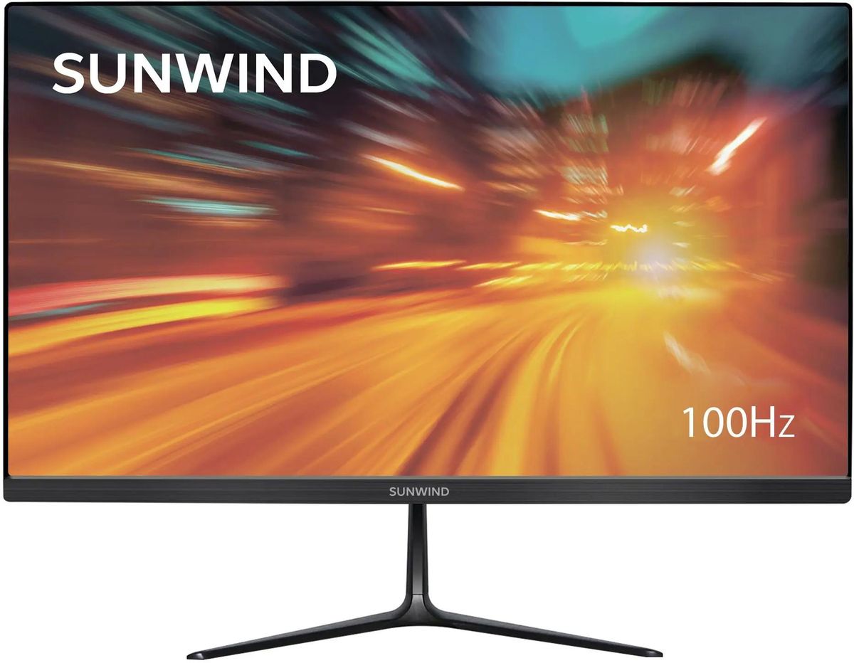 Обзор монитора Sunwind SM22VB01: доступное решение с VA-матрицей и частотой 100 Гц для дома и офиса