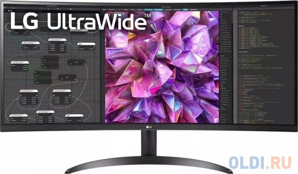 Обзор LG 34WQ60C-B: изогнутый UltraWide монитор с IPS-матрицей для работы и развлечений
