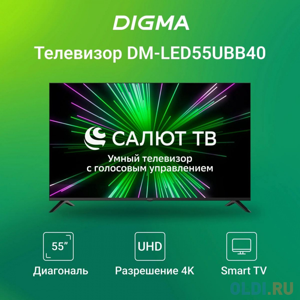 Энергоэффективность Digma DM-LED55UBB40