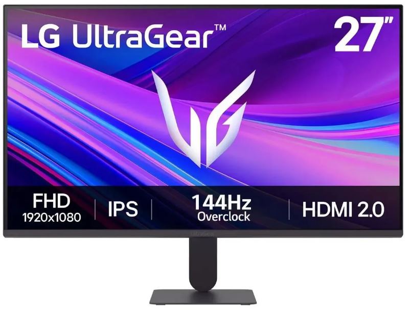 LG 27G411A-B — задняя панель и разъёмы