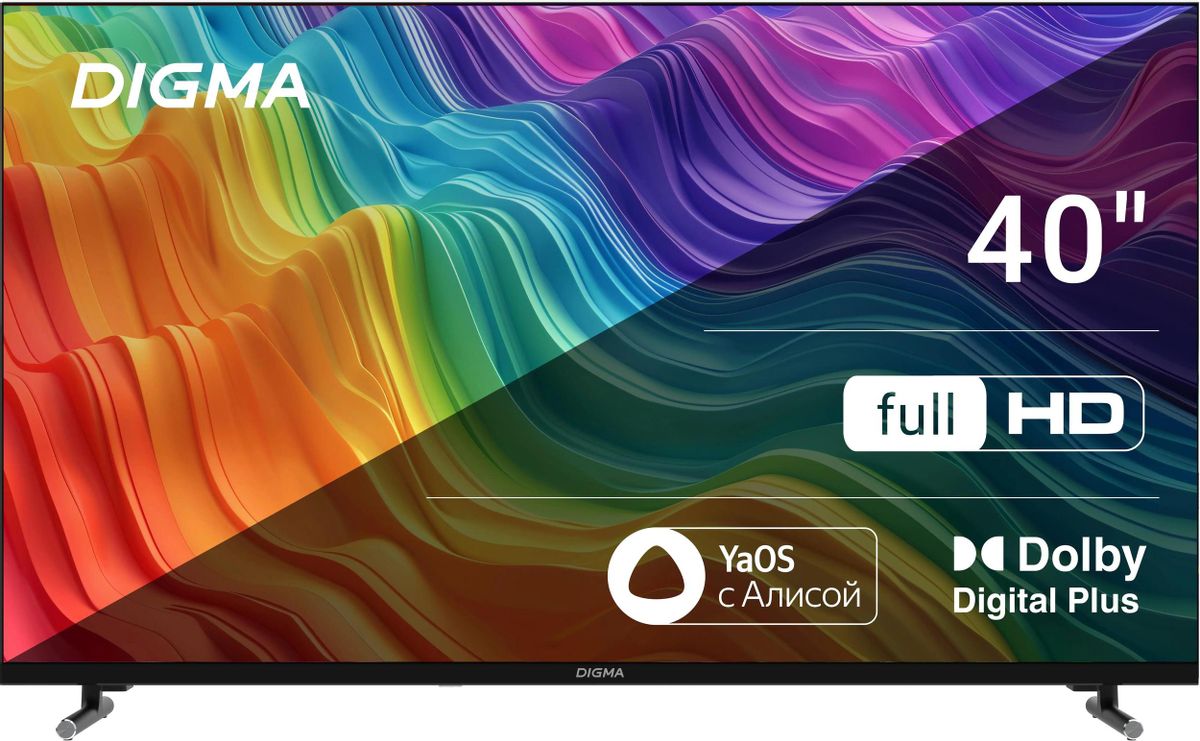 Обзор телевизора Digma DM-LED40SBB33: доступный Smart TV с Яндекс ОС для повседневного использования
