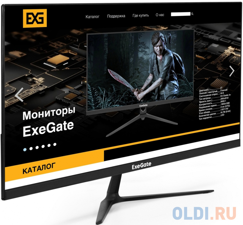 Обзор монитора Exegate SmartView EP2407TA: бюджетный IPS с FreeSync для работы и игр