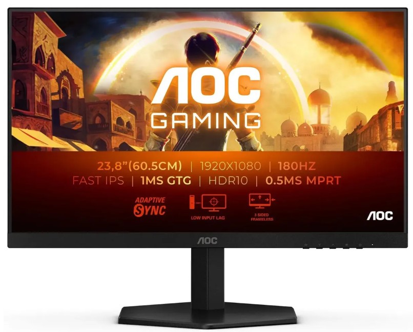 Обзор AOC 24G42E: доступный игровой монитор с Fast IPS матрицей и частотой 180 Гц для киберспортсменов и геймеров
