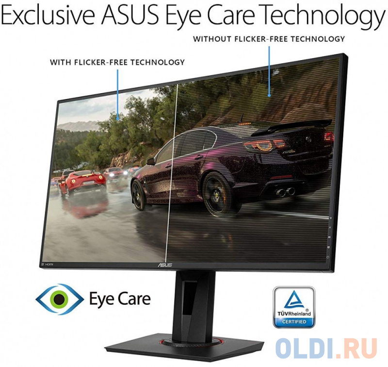 Эргономика ASUS TUF Gaming VG27VQ