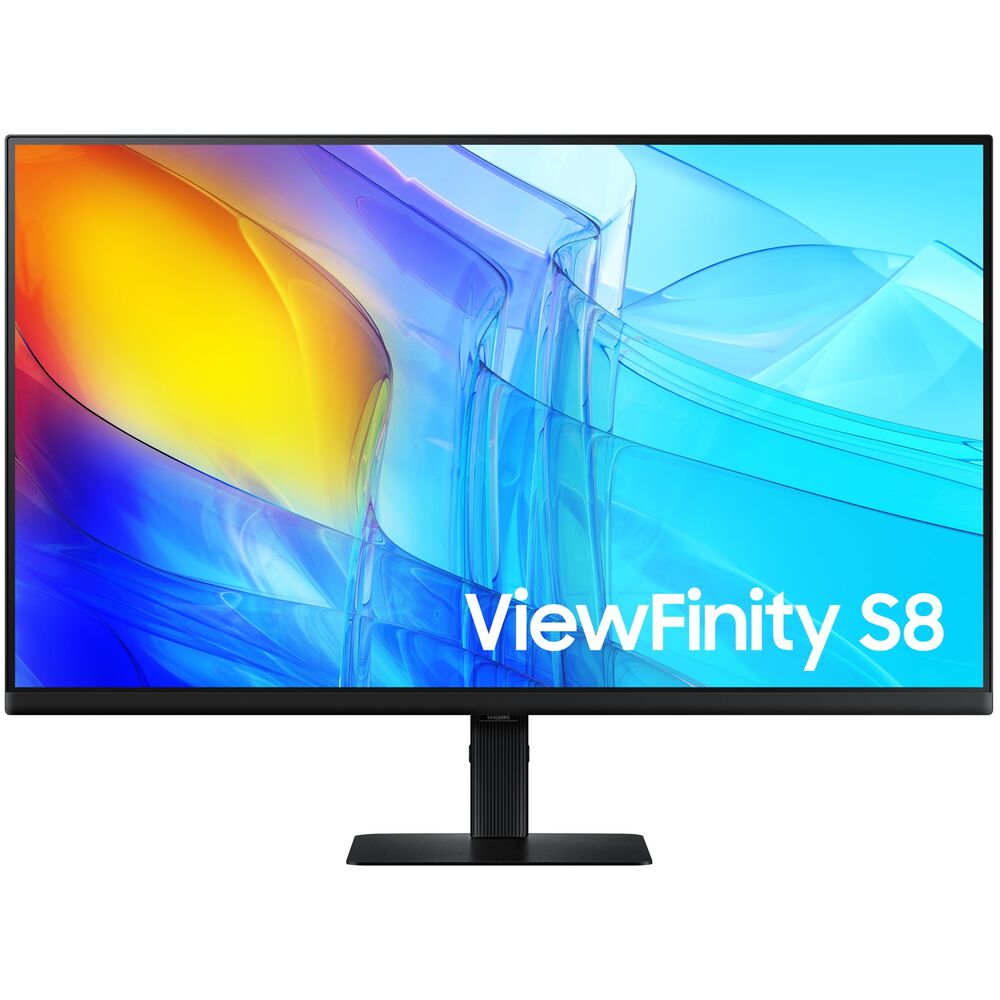 Samsung ViewFinity S8 — вид сзади и подставка