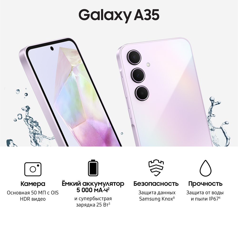 Samsung Galaxy A35 5G дисплей Super AMOLED