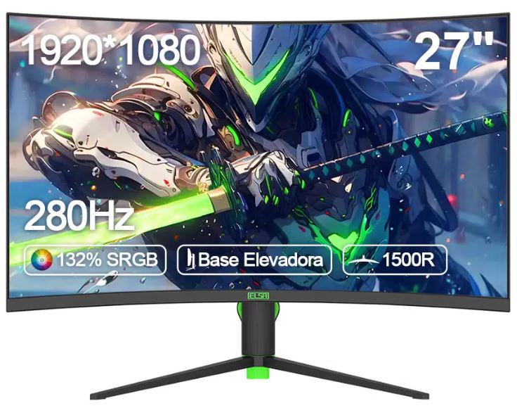 Обзор ELSA EA271GX: изогнутый VA-монитор 27" с частотой 280 Гц для требовательных геймеров